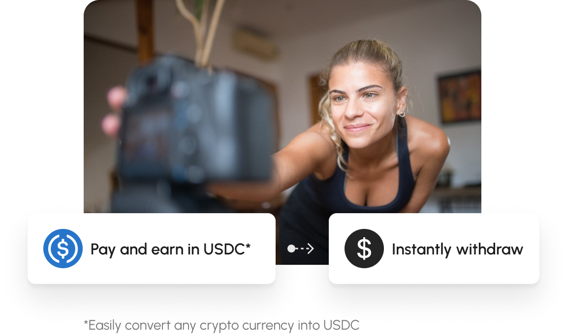 Pay and Earn in USDC